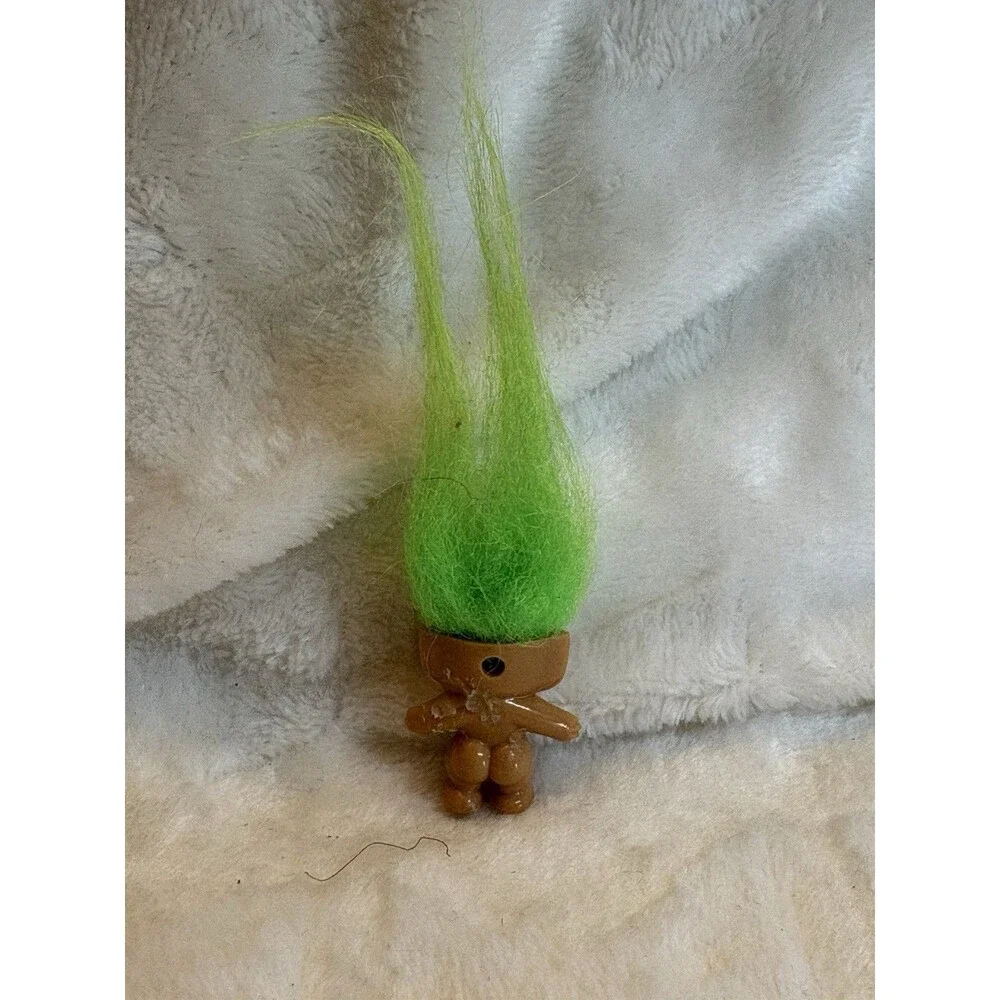 Vintage 1990s Mini 1”-1.5”  Mini Trolls (1 Pencil Top) - Lot Of 3